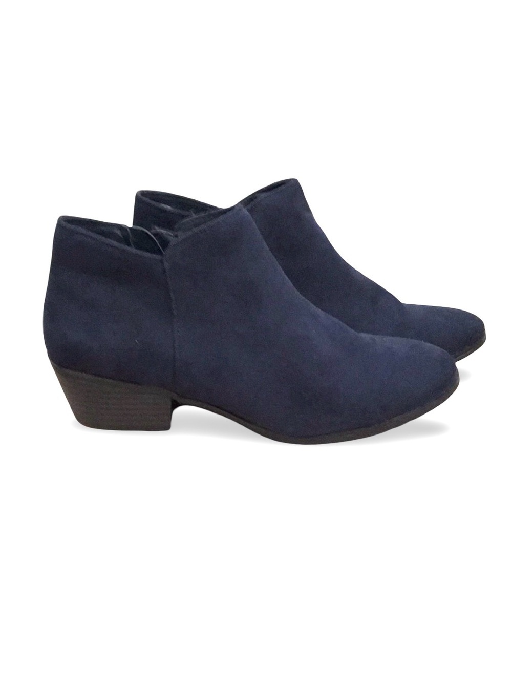 Style & Co. Navy Suede Ankle Boots